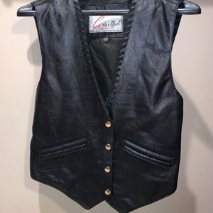 Women’s leather vest